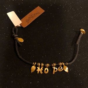 Lucky Brand ‘Hope’ inspirational charm bracelet